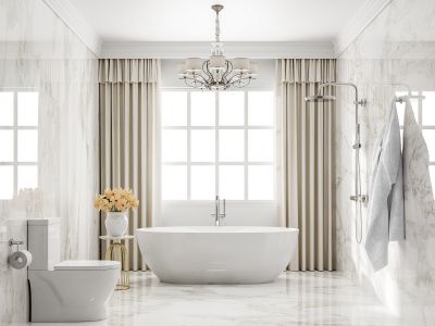 Spa-style Freestanding Tub